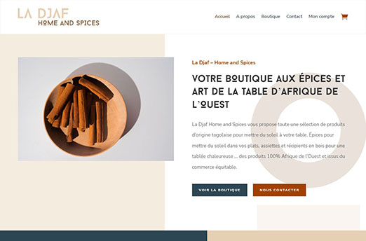 ladjaf.com, site web réalisé par l'agence Gadvert à Bordeaux