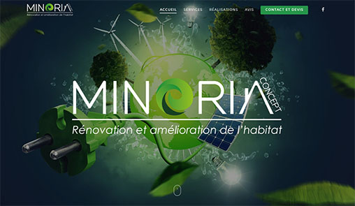 minoria-concept.fr, site web réalisé par l'agence Gadvert à Bordeaux