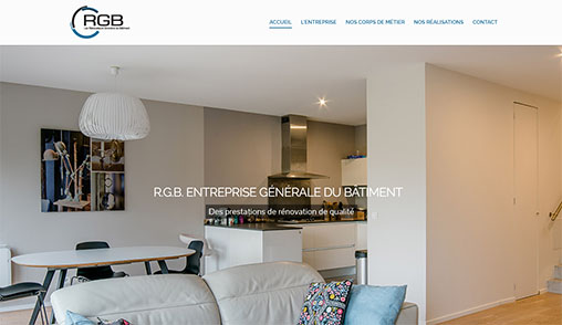 sarlrgb.fr, site web réalisé par l'agence Gadvert à Bordeaux