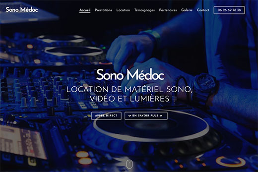sonomedoc.fr, site web réalisé par l'agence Gadvert à Bordeaux